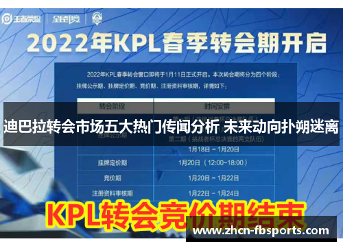 迪巴拉转会市场五大热门传闻分析 未来动向扑朔迷离